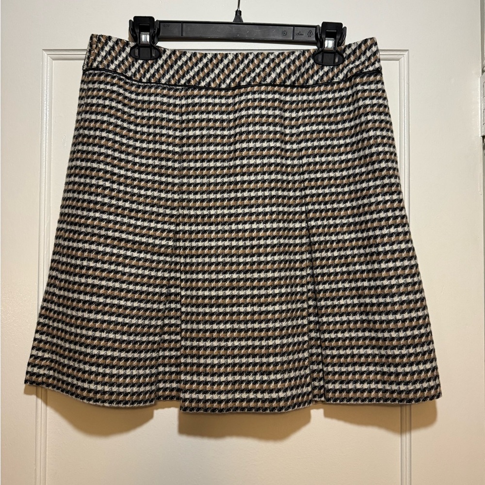 Talbots Houndstooth Skirt